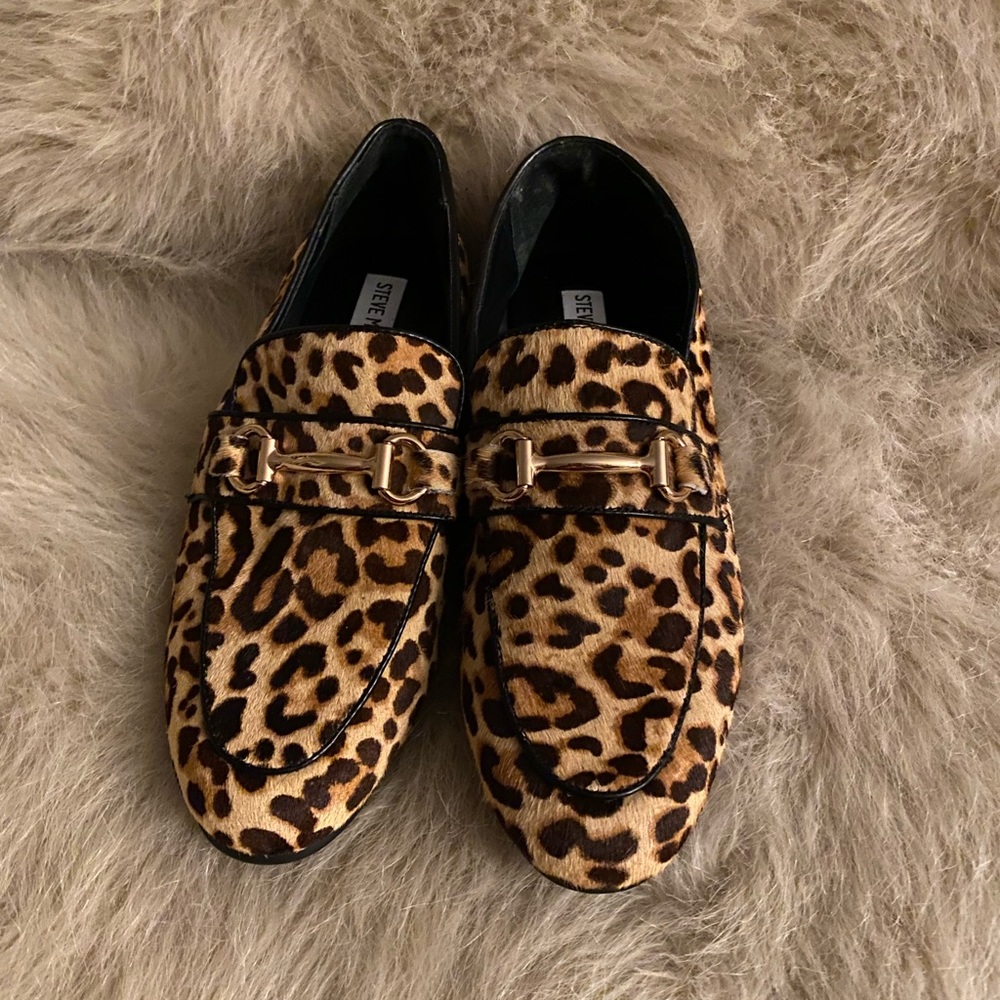 Animal Print Loafers